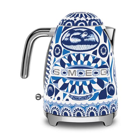 Electric Kettle Blu Mediterraneo 50's Style Aesthetic 